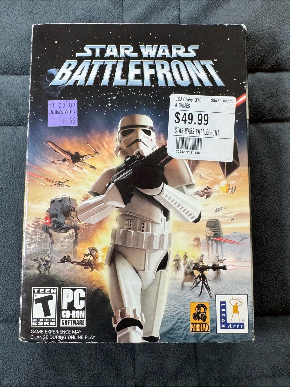 Vintage 2004 Star Wars Battlefront PC Big Box Game